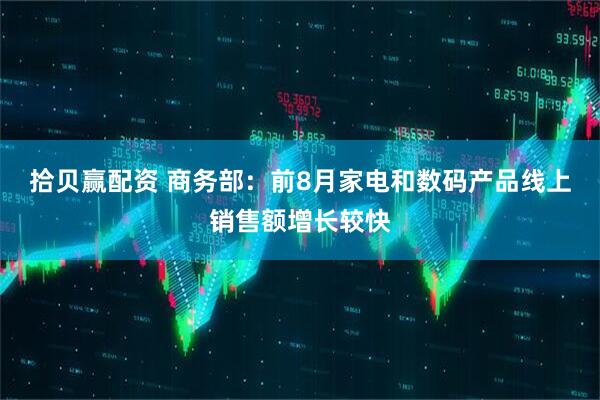 拾贝赢配资 商务部：前8月家电和数码产品线上销售额增长较快